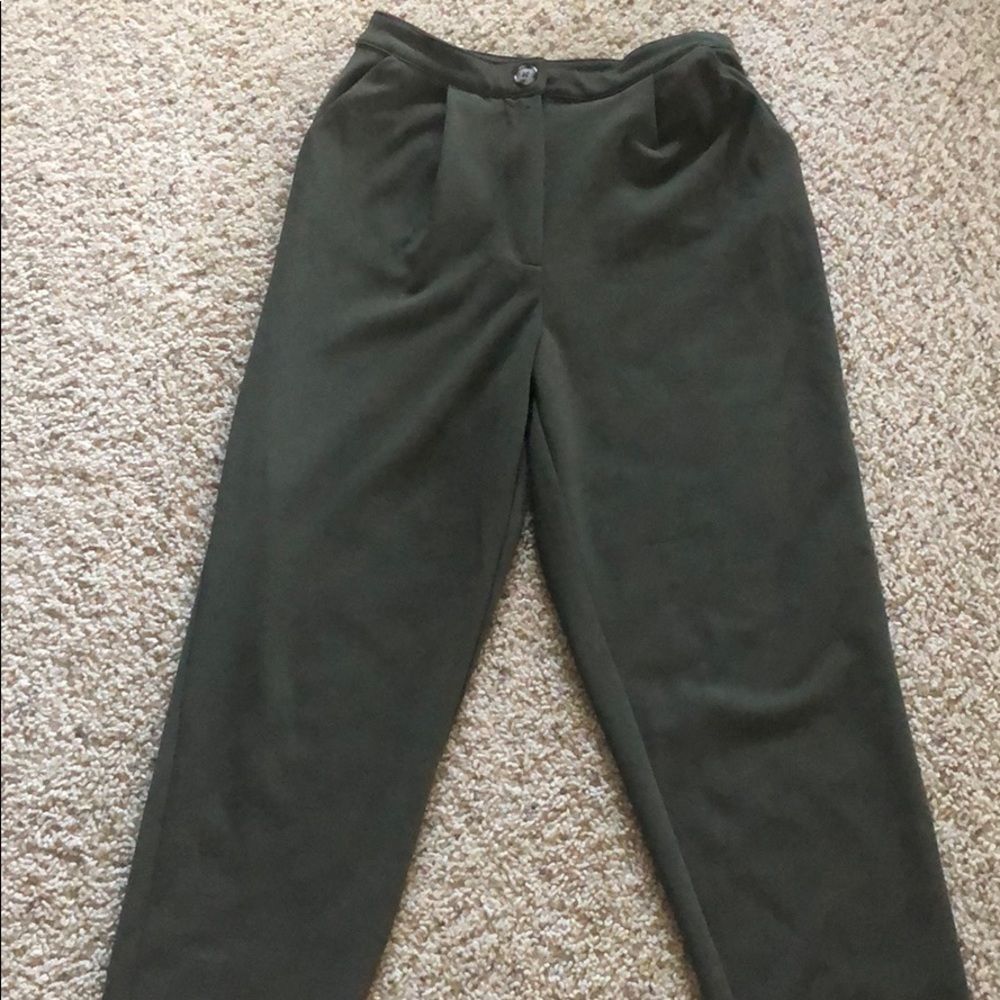 High waisted trousers